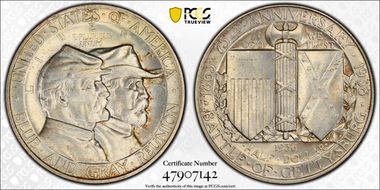 1936 50C Gettysburg MS64