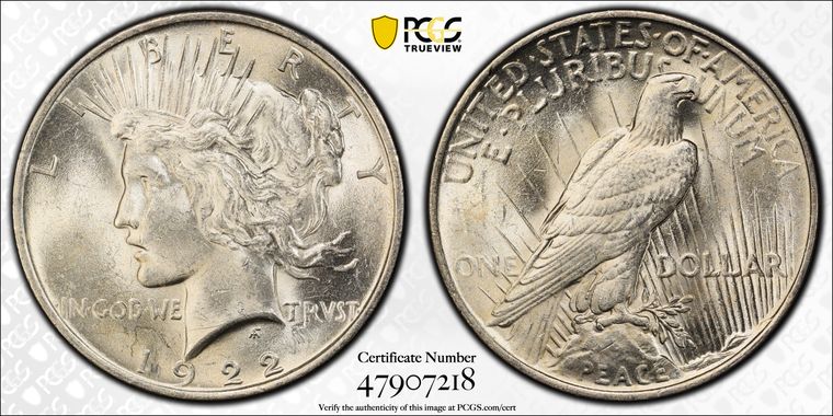 Cert 47907218 - Coin Image