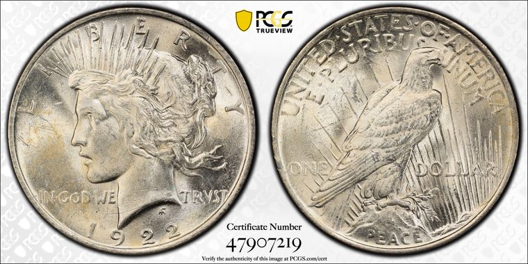 Cert 47907219 - Coin Image