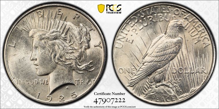 Cert 47907222 - Coin Image