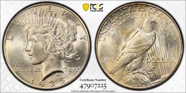 1935 $1 MS63