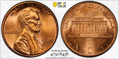 1974 1C MS67RD