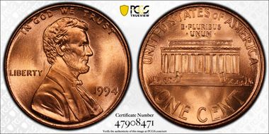 1994 1C MS67RD