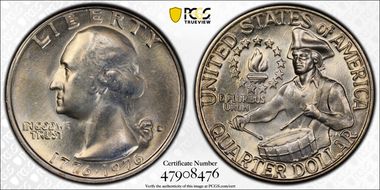 1976-D 25C Clad MS66