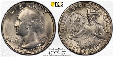 1976-D 25C Clad MS66