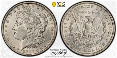 1887/6-O $1 AU58
