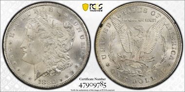 1880-CC $1 GSA Hoard MS64