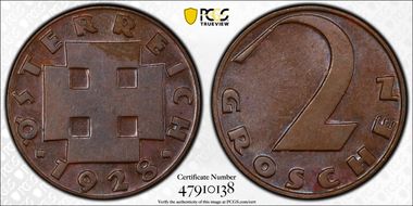 1928 2 Gr MS63BN