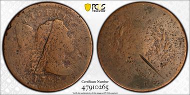 1795 1C S-76b, Plain Edge N1BN