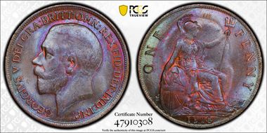 1918 1D S-4051 MS63BN