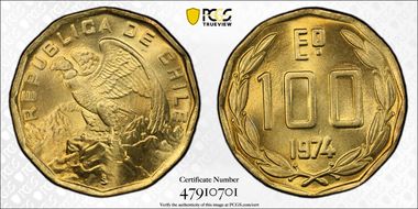 1974 100 Esc MS67