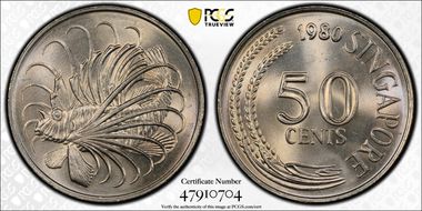 1980 50C MS67