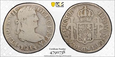 1814-Ga MR Real Ga1.4.2 Med Bust Sm Crown F12