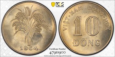 1964 10 Dong MS65