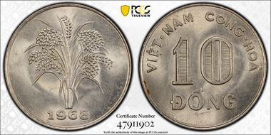 1968 10 Dong MS66