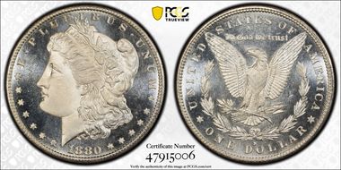 1880-S $1 MS66+ PL