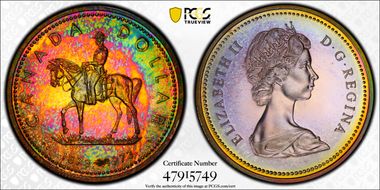 1973 S$1 R.C.M.P. Ag SP67