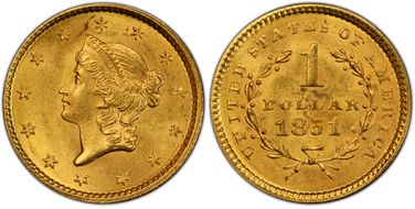 1851 G$1 MS64