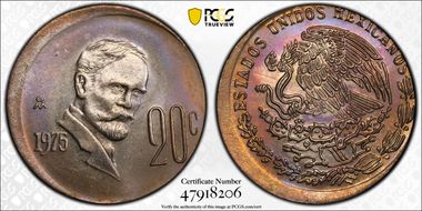 1975-Mo 20C MS63