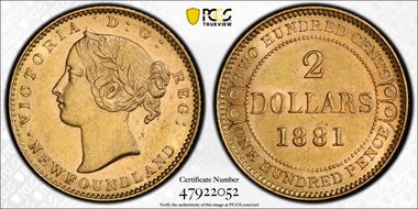 1881 $2 AU58