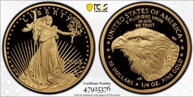 2023-W $10 Gold Eagle First Strike PR69DCAM