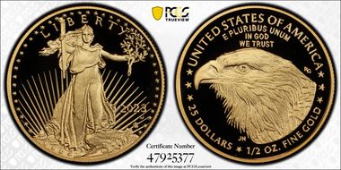 2023-W $25 Gold Eagle  First Strike PR70DCAM