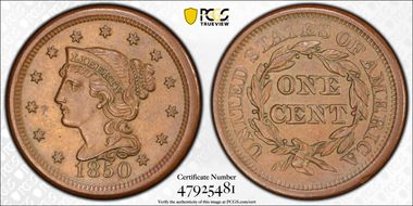 1850 1C AU58BN