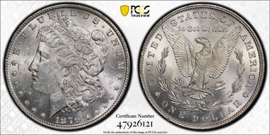 1879 $1 MS62