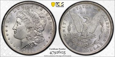 1885-O $1 MS64