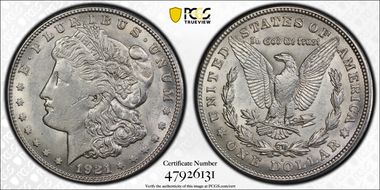 1921-S $1 MS63