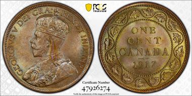 1917 1C MS65BN