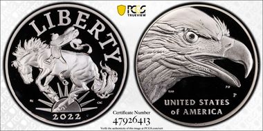 2022-P Medal American Liberty PR69DCAM