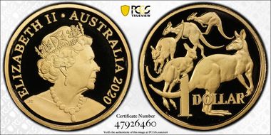 2020 $1 PR70DCAM