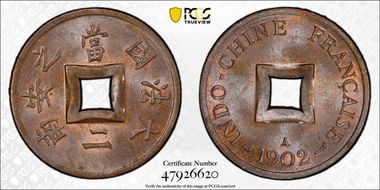 1902-A Sapeque Lec-19 MS64BN