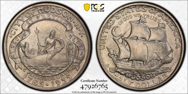 1935 50C Hudson MS65