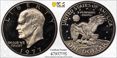 1977-S $1 PR65DCAM