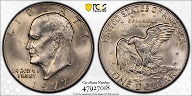 1977-D $1 MS64