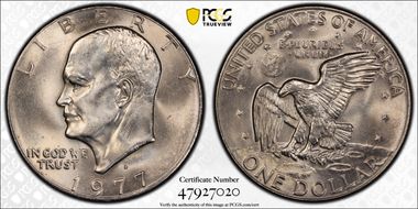 1977-D $1 MS63
