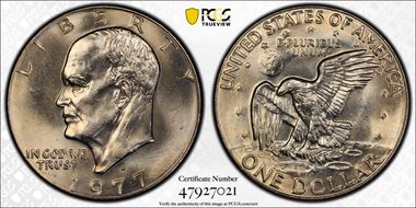 1977-D $1 MS64