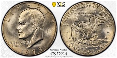 1973 $1 MS64