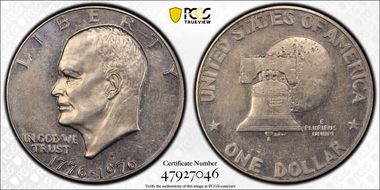 1976-S $1 Clad Type 1 PR62