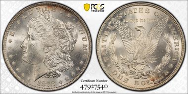 1878 8TF $1 MS63