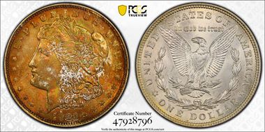 1921 $1 Morgan MS64