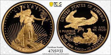 2000-W $10 Gold Eagle PR69DCAM