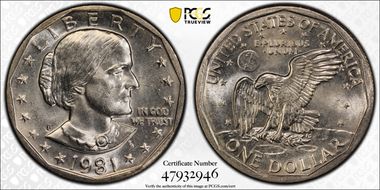 1981-S SBA$1 MS65