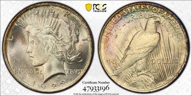 1923 $1 MS65