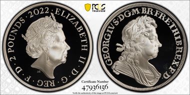 2022 £2 King George I British Monarchs PR69DCAM