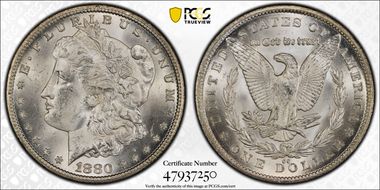 1880-CC $1 MS63