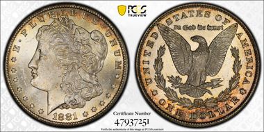1881-CC $1 MS63