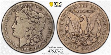 1889-CC $1 VG8